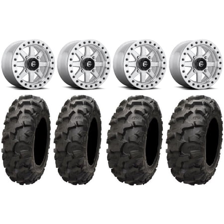 Fuel Maverick Bdlk Mh 14" Wheels 28" Blackwater Tires Sportsman RZR Ranger