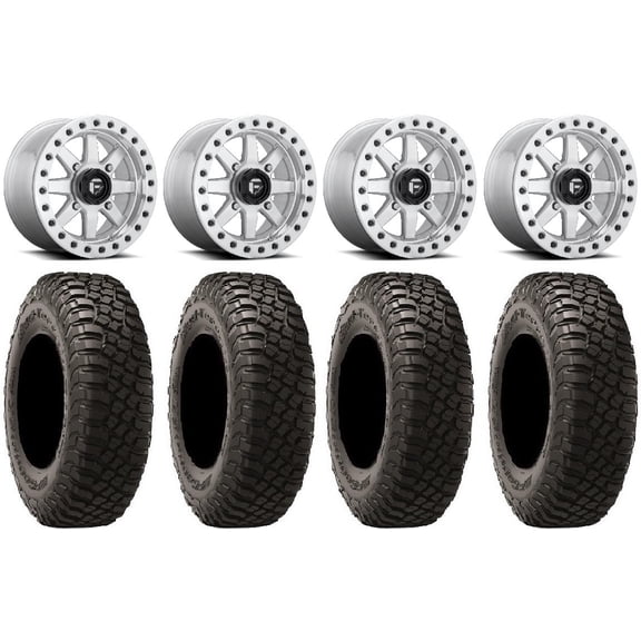Fuel Maverick Bdlk Mh 15" Wheels 30" BFG KM3 Tires Polaris RZR XP 1000 / PRO XP / Ranger XP 900/1000