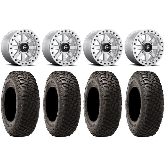 Fuel Maverick Bdlk Mh 15" Wheels 35" BFG KM3 Tires Polaris RZR XP 1000 / PRO XP / Ranger XP 900/1000