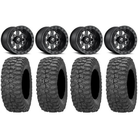Fuel Maverick Beadlock 15" (4+3) Wheels 32" Rock-A-Billy Tires Polaris RZR XP 1000 / PRO XP / Ranger XP 900/1000