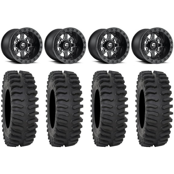 Fuel Maverick Beadlock 15" (4+3) Wheels 33" XT400 Tires Polaris RZR XP 1000 / PRO XP / Ranger XP 900/1000