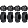 thumbnail image 1 of Fuel Maverick Beadlock 15" (4+3) Wheels 35" Coyote Tires Kawasaki Mule Pro FXT, 1 of 4
