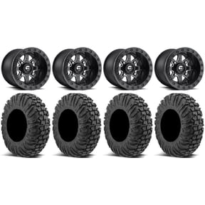 Fuel Maverick Beadlock 15" (5+2) Wheels 32" MotoVator Tires Polaris RZR XP 1000 / PRO XP / Ranger XP 900/1000