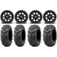 thumbnail image 1 of Fuel Maverick Black 14" Wheels 26" Zilla Tires Kawasaki Mule Pro FXT, 1 of 4