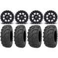 thumbnail image 1 of Fuel Maverick Black 14" Wheels 28" Bear Claw EVO Tires Sportsman 550 850 1000, 1 of 4