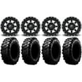 thumbnail image 1 of Fuel Maverick Black 14" Wheels 28" Carnivore Tires Polaris RZR XP 1000 / PRO XP / Ranger XP 900/1000, 1 of 4