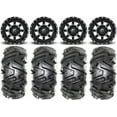 thumbnail image 1 of Fuel Maverick Black 14" Wheels 28" Moto MTC Tires Polaris RZR XP 1000 / PRO XP / Ranger XP 900/1000, 1 of 4