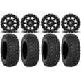 thumbnail image 1 of Fuel Maverick Black 14" Wheels 30" RT320 Tires Sportsman RZR Ranger, 1 of 4