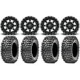 thumbnail image 1 of Fuel Maverick Black 14" Wheels 32" Roxxzilla 396 Tires Yamaha Viking Wolverine YXZ1000R, 1 of 4