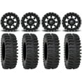 thumbnail image 1 of Fuel Maverick Black 15" Wheels 30" XT400 Tires Can-Am Commander Maverick Renegade Outlander Defender, 1 of 4