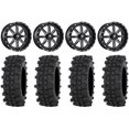 thumbnail image 1 of Fuel Maverick Black 22" Wheels 35" ACP Tires Sportsman RZR Ranger, 1 of 4