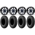 thumbnail image 1 of Fuel Maverick Blue 18" Wheels 35" MotoRally Tires Kawasaki Teryx Mule, 1 of 4