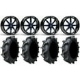 thumbnail image 1 of Fuel Maverick Blue 20" Wheels 35" Interforce 628 Tires Kawasaki Teryx Mule, 1 of 4