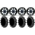 thumbnail image 1 of Fuel Maverick Blue 22" Wheels 37" MotoHavok Tires Sportsman RZR Ranger, 1 of 4