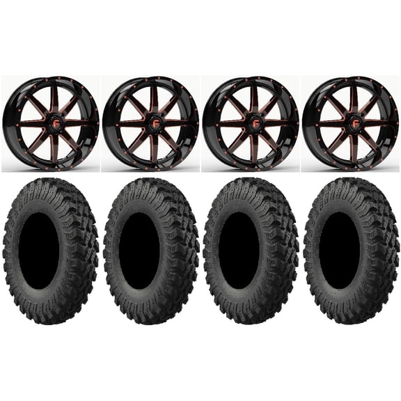 Fuel Maverick Orange 18" Wheels 37" MotoRally Tires Polaris RZR XP 1000 / PRO XP / Ranger XP 900/1000
