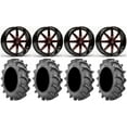 thumbnail image 1 of Fuel Maverick Red 24" Wheels 42x9.5 BKT 171 Tires Can-Am Maverick X3 / Honda Pioneer 1000 / Talon, 1 of 4
