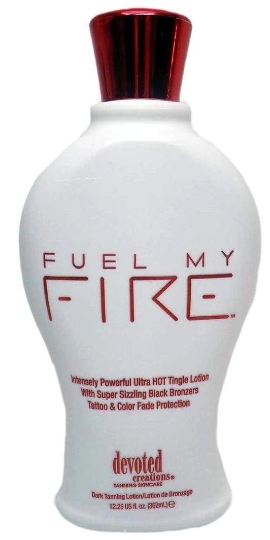 Devoted Creations Fuel My Fire Hydrating Natural Sunless Tanning Lotion, Full Size, 12.25 fl oz, 1 Count