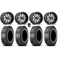 thumbnail image 1 of Fuel Nutz 14" Wheels Black 30" Predator Tires Sportsman RZR Ranger, 1 of 4