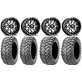 thumbnail image 1 of Fuel Nutz Black 14" Wheels 26" Ceros Tires Sportsman 550 850 1000, 1 of 4