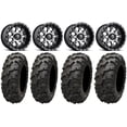 thumbnail image 1 of Fuel Nutz Black 14" Wheels 27" Blackwater Tires Sportsman 550 850 1000, 1 of 4
