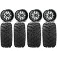 thumbnail image 1 of Fuel Nutz Black 14" Wheels 27" Reptile Tires Honda Rincon Yamaha Rhino Kawasaki Brute Force Suzuki KingQuad, 1 of 4