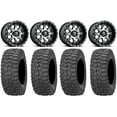 thumbnail image 1 of Fuel Nutz Black 14" Wheels 28" Rock-A-Billy Tires Sportsman RZR Ranger, 1 of 4