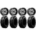 thumbnail image 1 of Fuel Nutz Black 14" Wheels 30" Carnivore Tires Sportsman RZR Ranger, 1 of 4