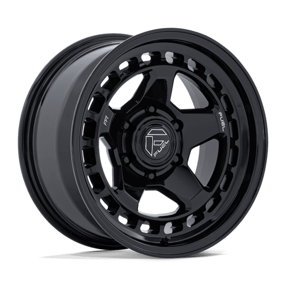 Fuel Off-Road - Core - 17in, Flow Formed Aluminum, Gloss Black, 17X8.5, 6X120, 25mm, 194933434671, SAEJ2530
