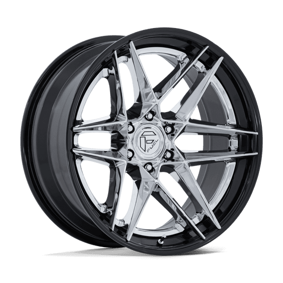 Fuel Off-Road - Flight - 20in, Fusion Forged, Chrome W/ Gloss Black Lip, 20X9, 6X5.5, 1mm, 194933436866, SAEJ2530