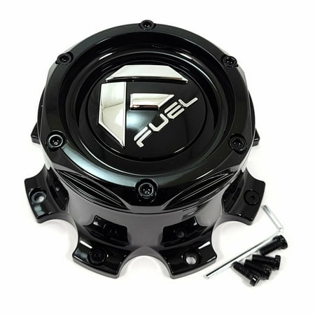Fuel Off-Road Wheels Gloss Black Wheel Center Hub Cap 6-3/4"OD Bolt-On for 8x6.5 31004-08TGB