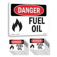 thumbnail image 1 of Fuel Oil OSHA Danger Rigid Plastic Sign 24 Inch x 18 Inch - 10 Pack, 1 of 8