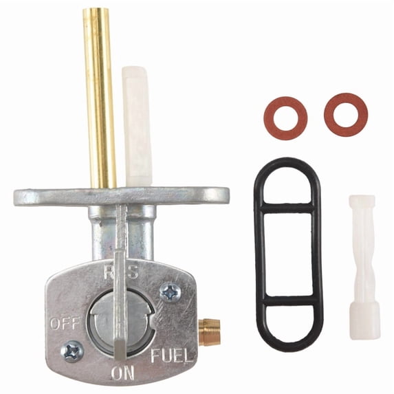 Petcock Valve Assembly for PW80 XT125 XT250 XT350 TW200 TTR90 E,1 X Petcock Valve Assembly,silver