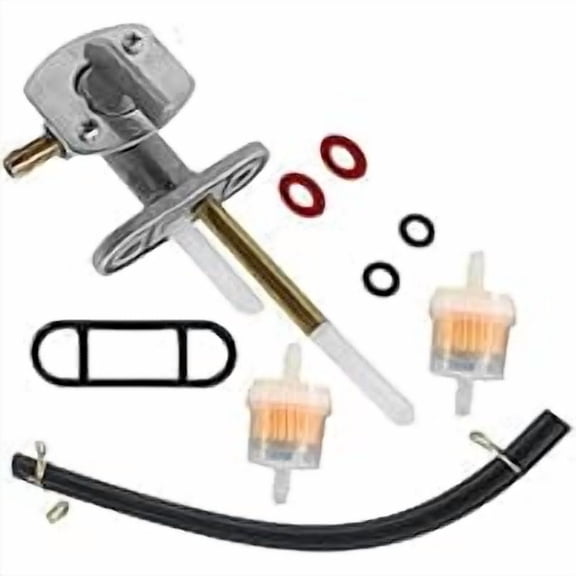 Fuel Petcock Valve Kit for 125cc Pit Bikes, Compatible with SSR125, Includes Hose and Gasket, Smooth Fuel Flow for Off-Road Riding and Weekend Track Practice