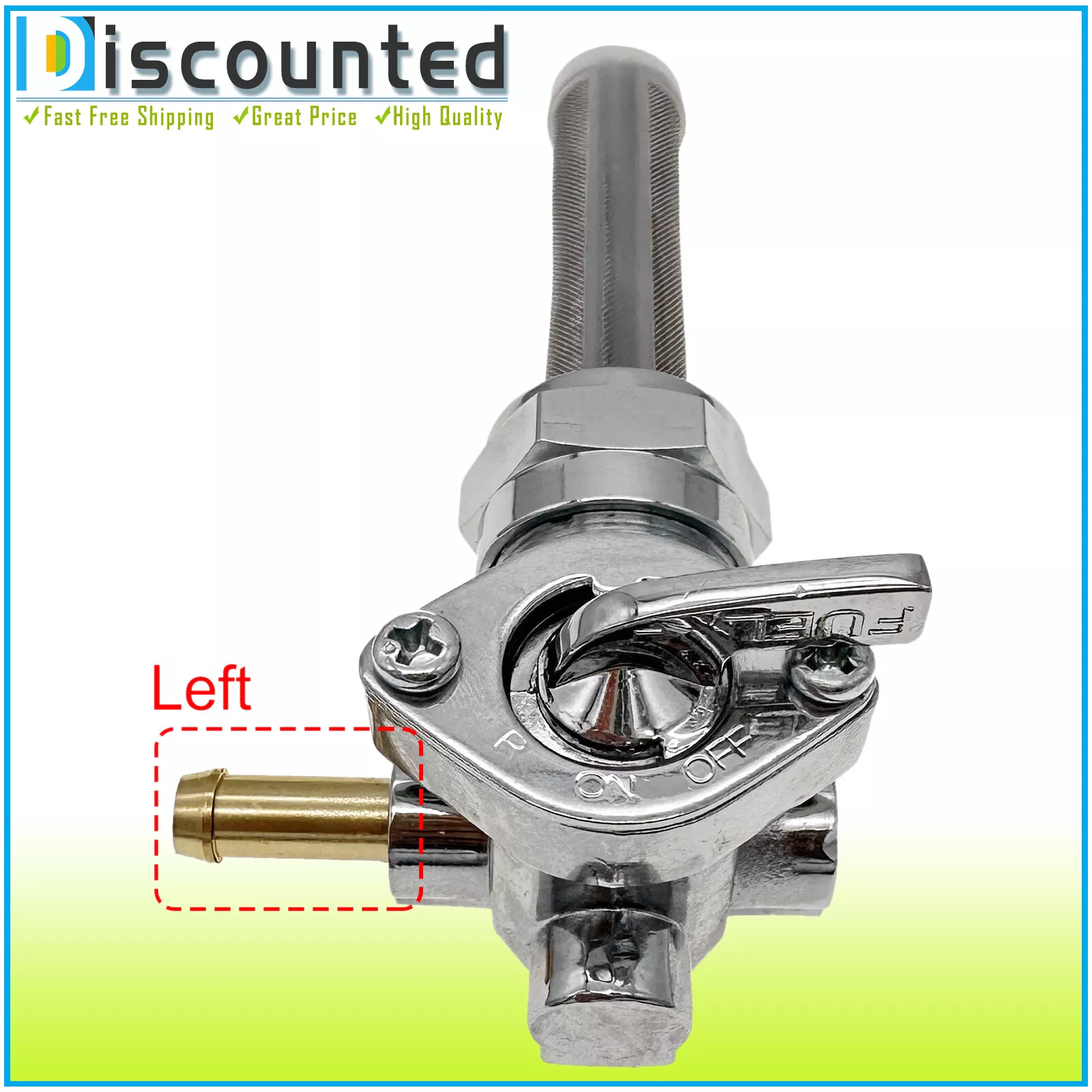 Fuel Petcock Valve Left for Harley-Davidson Sportster 1000 1100 1200 883 XLH XL