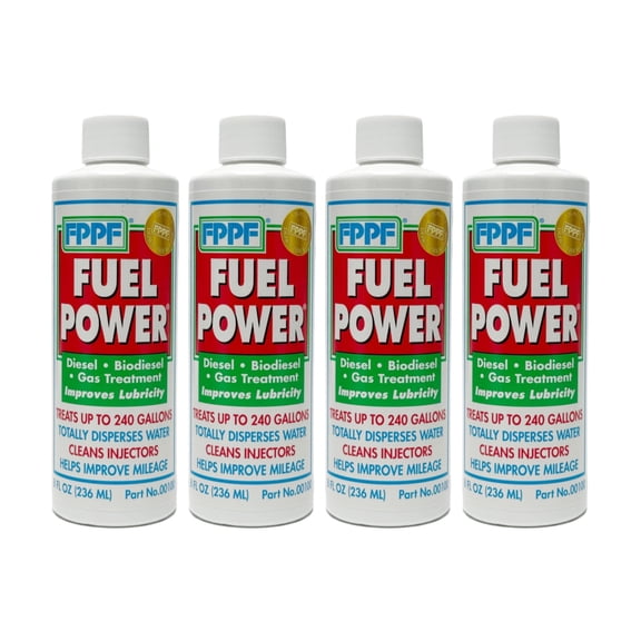 Fuel Power 00100 Diesel & Gas Fuel Treatment 8 oz. (Pack of 4)