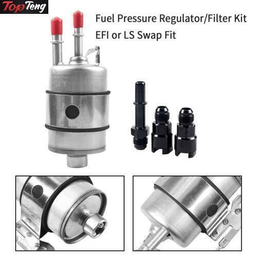 Fuel Pressure Regulator/Filter Kit AN6 fittings EFI/ LS Swap Fit For C5 Corvette
