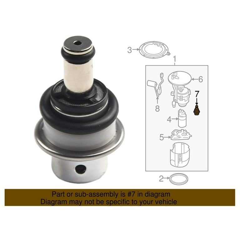 PFC③ Fuel Pressure Regulator for Mazda 3 6 CX-5 CX-7 2006-2022