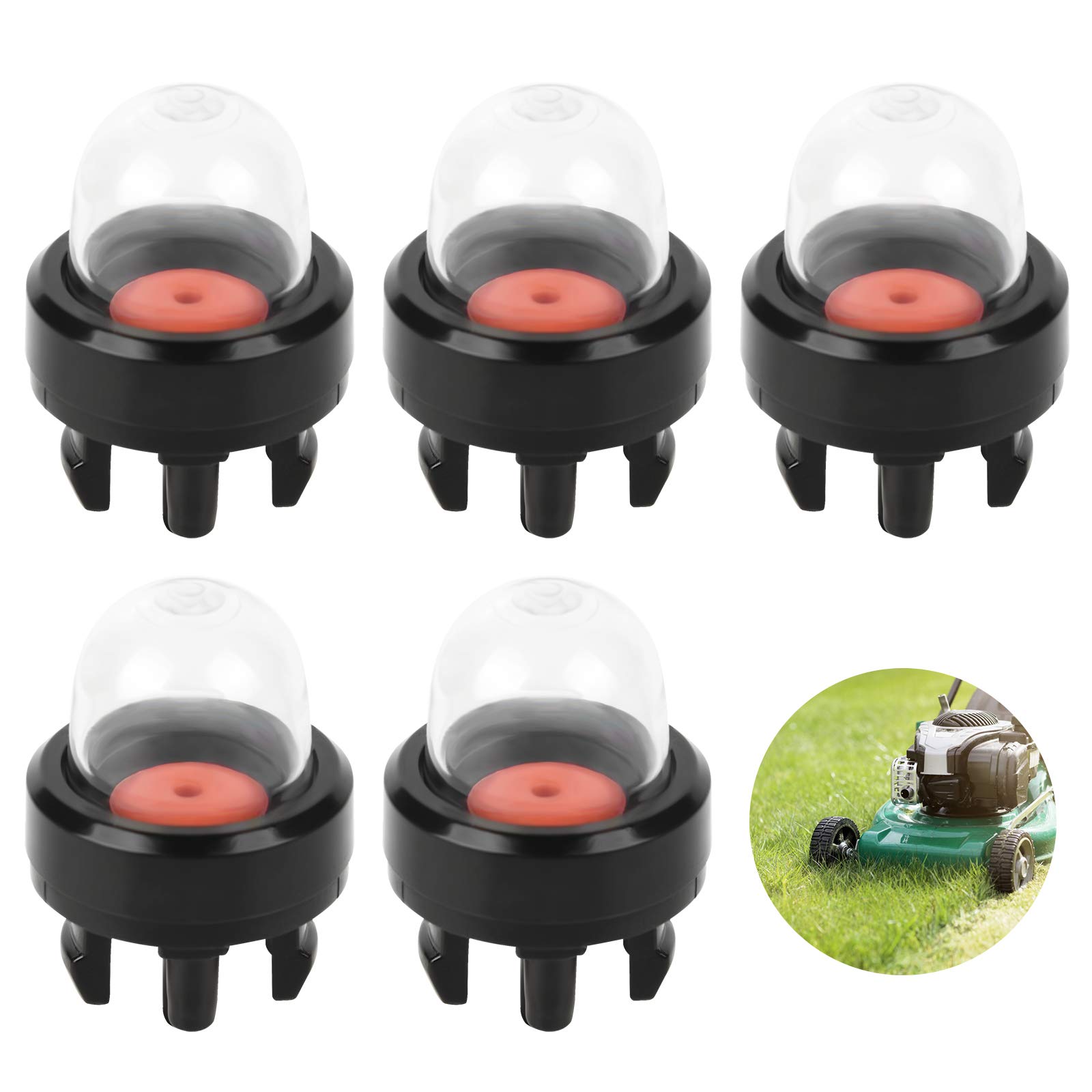 Fuel Primer Bulb, 5Pcs Primer Bulbs Fit Lawn Mowers Chainsaws Blowers