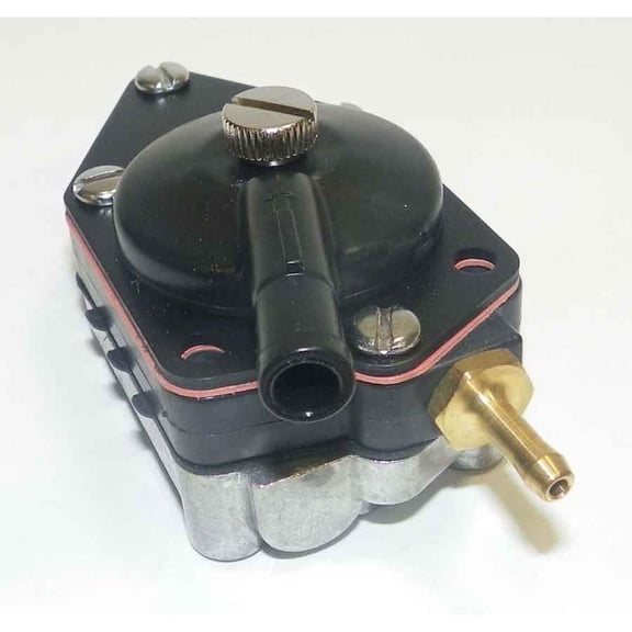 Fuel Pump Compatible with 1997-2007 Johnson Evinrude 9.9HP 15HP 2-Cylinder Cross Flow 2.375" Bore 2-Stroke Outboard Non-VRO Mechanical Fuel Pump 438562 0438562