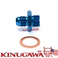 thumbnail image 1 of Fuel Pump Fitting Adapter BOSCH -6AN AN6 male to M16x1.5 Aluminum 6061, 1 of 1
