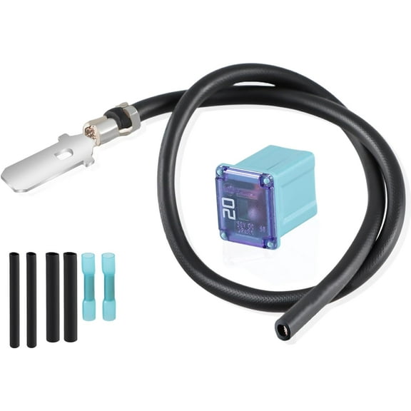 Fuel Pump Fuse Relocation Terminal Repair Kit Extra Tubes for Ford F150 Models 2009-2014 Replace#: EL3Z14293A