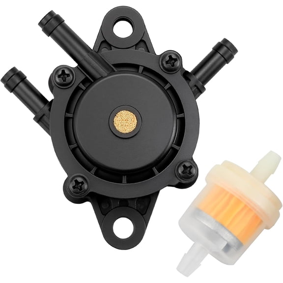 Fuel Pump for Kohler, Vacuum Fuel Pump with Fuel Filter Compatible with Kohler 17HP-25 HP Briggs and Stratton John Deere Honda Yamaha Small Engine Lawn Mower Tractor