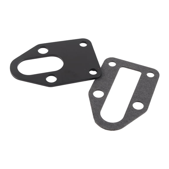 Fuel Pump Mounting Plate Block Off Cover for Small Block Chevy 283 305 327 350 383 400 Engines - Stainless Steel
