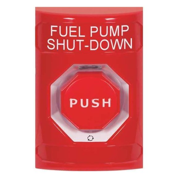 Fuel Pump Shutdown Push Button,Red,SPDT