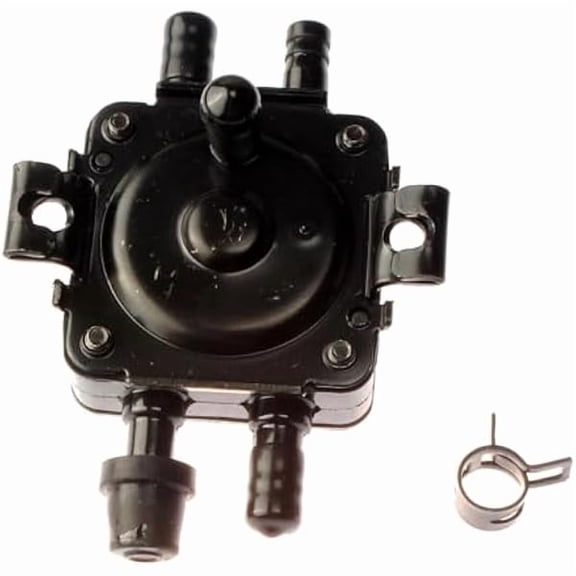 Fuel Pump for John Deere 316 317 318 420 Onan B43E, 4-Port Fuel Pump, Compatible with John Deere Lawn Mowers