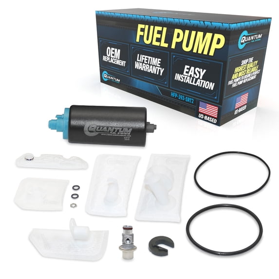 Fuel Pump w/ Regulator, Strainer & Tank Seal - OEM Replacement, HFP-393-SRT2 | QFS
