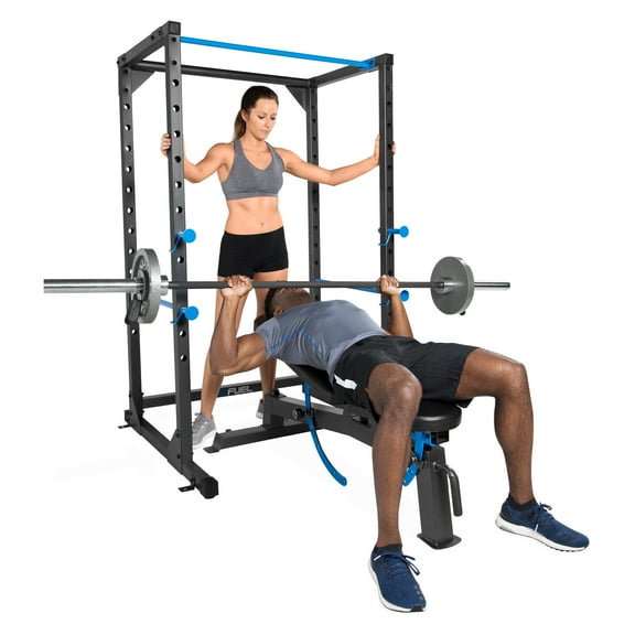 Fuel Pureformance 6 -Foot Adjustable Full Cage Power Rack, Black