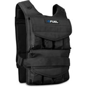 Fuel Pureformance Adjustable Weighted Fitness Training Vest, 80 lbs 20 4 lb Removable Weight Pouches