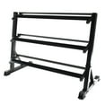 thumbnail image 1 of Fuel Pureformance by CAP 51in. 3-tiered Dumbbell Storage Rack, Black, 1 of 5