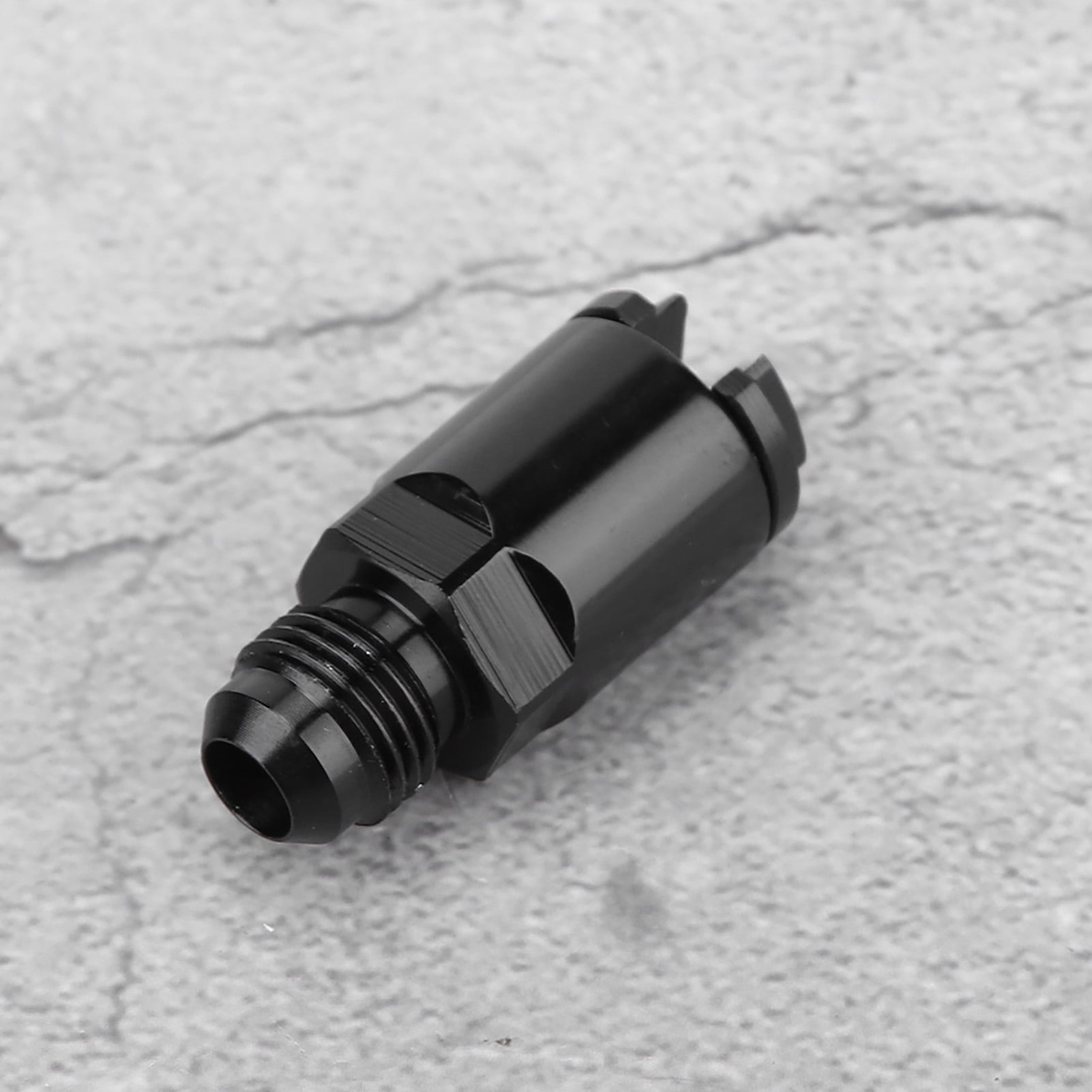 Fuel Rail Line Adapter, Sealing Fuel Line Fitting Black Anodized For